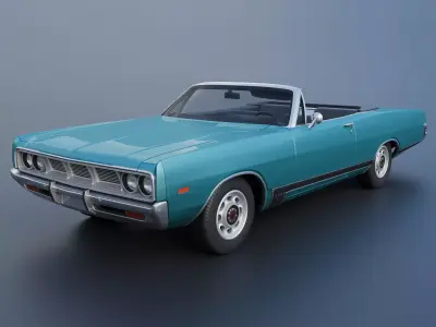 Dodge Polara Convertible 1969 3D print model
