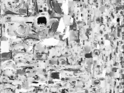 Rugged Christmas Motorcycle 3D Model - Festive Delivery Bike Low-poly 3D model