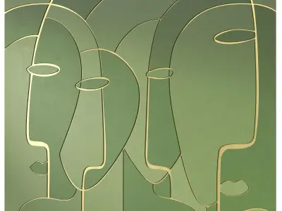 Wall panel RJ Easy Design 04 3D model