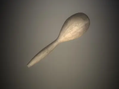 Maracas Low and High Poly Low-poly 3D model