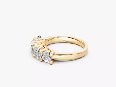 DIAMOND RING  RJ031 3D print model