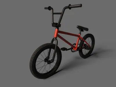 Freestyle BMX  3D model