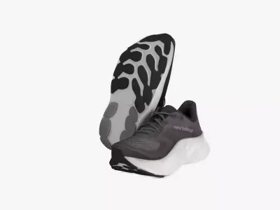 New Balance Fresh Foam X More V4 Running Shoes Low-poly 3D model