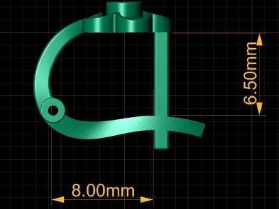 Earrings - 4 - 3D print model