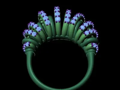 Diamond Ring 032 3D print model