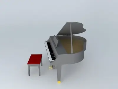 Liberty Piano Free 3D model