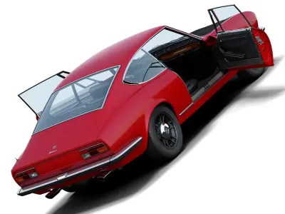 Fiat Dino Coupe Mille Miglia 3D model