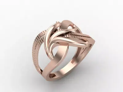 Plain Ring Women Ready STL 3DM Models Womens Rings 3D models 3D print model 71