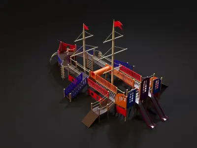 Playground ship 3D model
