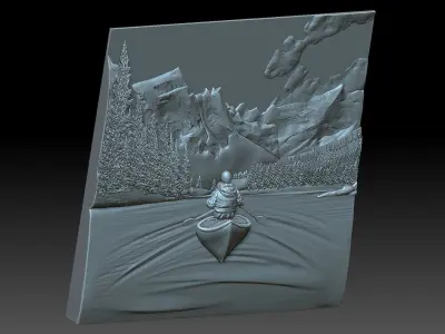 Landscape Canada 3D print model