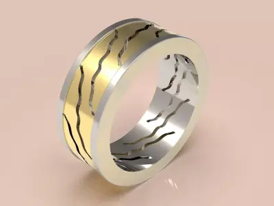 Designer Ring  3D print model
