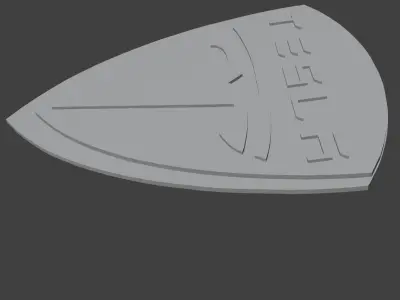Tesla emblem  Low-poly 3D model purchase