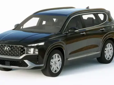 Hyundai Santafe 2021 3D model