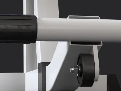 Gym Weight Bench 3D model