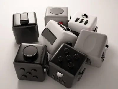 Fidget Cube 3D model