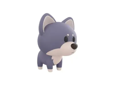 Character289 Wolf 3D model