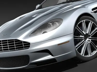 Aston Martin DBS 2009 3D model