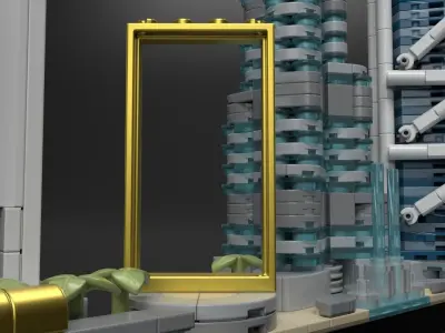 Lego Dubai 3D model