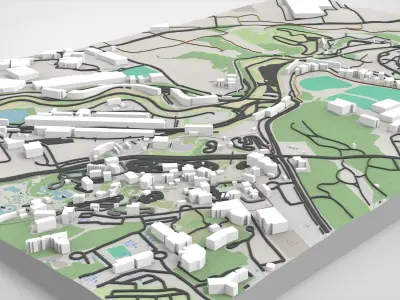 Suzuka Circuit Mie Prefecture Japan 3D model