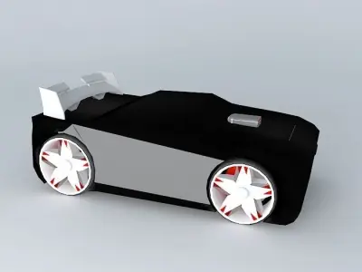 Cheetah futuristic car Free 3D model