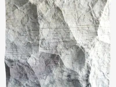224-RockPanel sandstone wall art 3D model