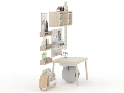 Toys Decor and Furniture for Nursery 3D model