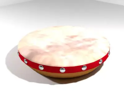 Musical Instrument Kompang 3D model