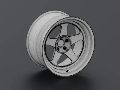 Rotiform ROC-H Hoonigan Rim 3D Model 3D model