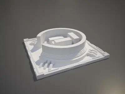 Miniature Supply Dock 3D print model