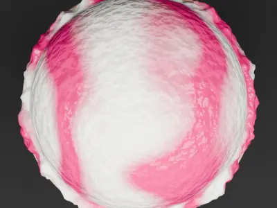 Radperi fantastyc ice cream 3D model for adversiting 3D model