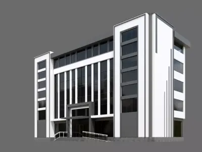 Office Building ID046 3D model