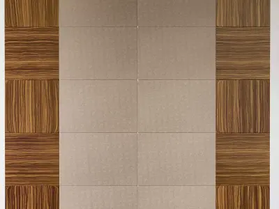 Wall Panel Decoration 3d model Low-poly 3D model get