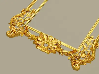 Italian classic Frame mirror 3dModel 3D model