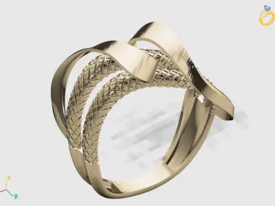Women Plain Ring STL Models Womens Ring 3dmodels 3D print model 3D print model 29