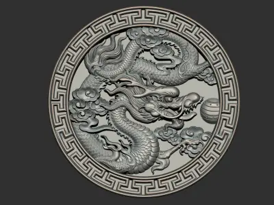 Dragon 3D print model get