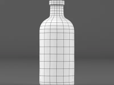 Vintage Bottle Free 3D model