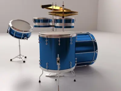 Drum Kit 3D model