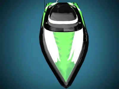 rc Boat  Low-poly 3D model