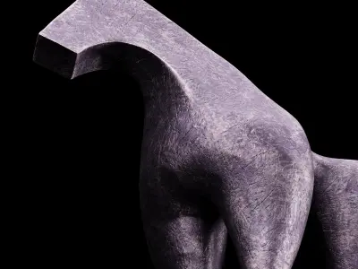 Sculptures of Abstraction Large Horse 2013 3D model