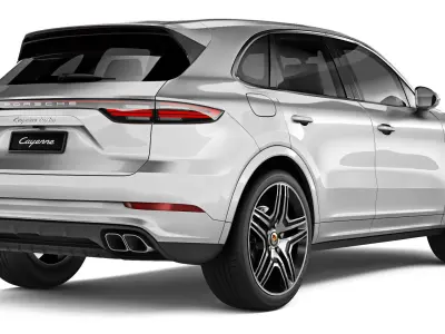 Porsche Cayenne Turbo 2018 3D model