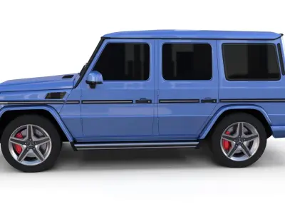 Mercedes Benz G Class Blue 3D model