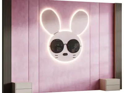 Kids-wall-panel-01 3D model