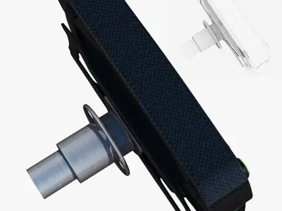 VF16 Steering Wheel Low-poly 3D model