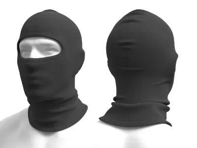 Balaclava - Marvelous Designer 3D model