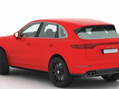 Porsche Cayenne  3D model by harishdavid07
