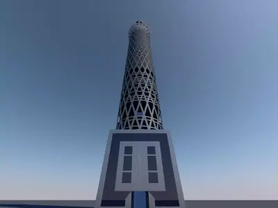 Cairo Tower Free 3D model