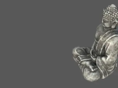 ANCIENT BUDDHA Low-poly 3D model