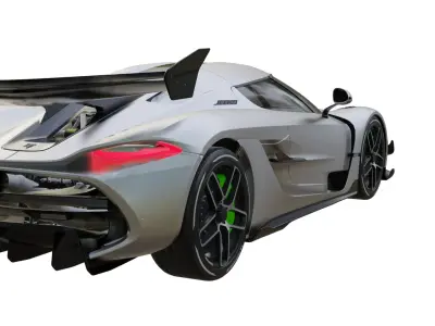 Koenigsegg Jesko Low-poly 3D model by sinan-alzayde