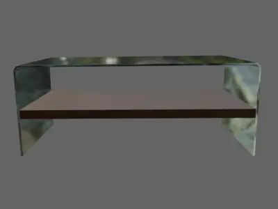 Glass Table - Mesa de Vidro Low-poly 3D model