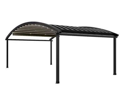 Motorized Pergola 4 oil rubbed bronze 3D model